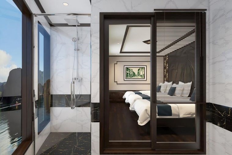 Phòng Deluxe Twin With Balcony